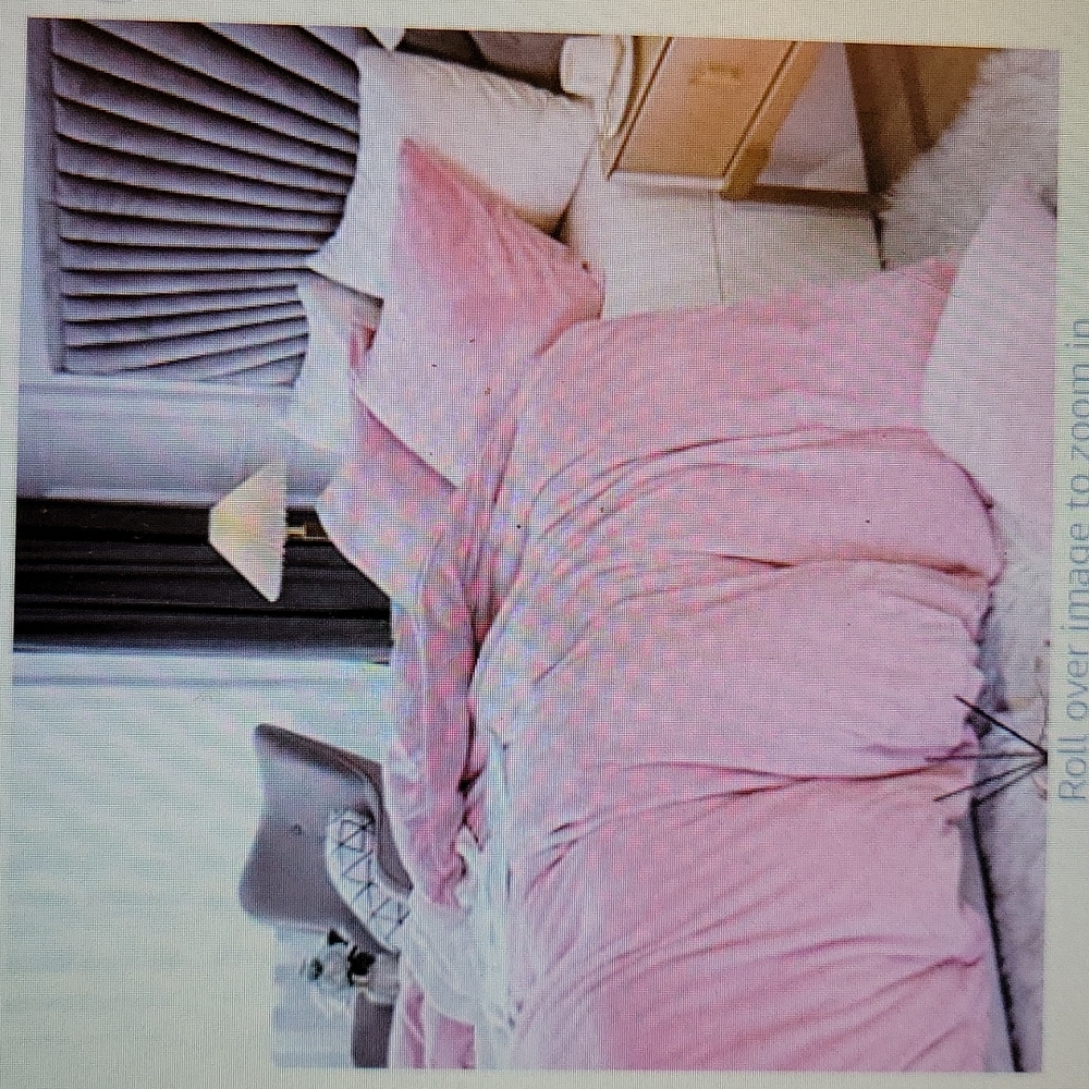 JSZS Pink Luxury Velvet Shaggy 3 pc Duvet Cover Set Full/Queen Cover 2 Sham New…